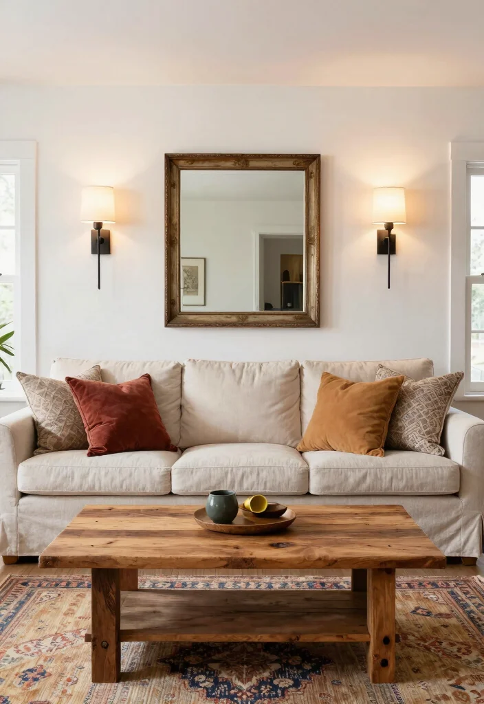 17 Living Room Wall Sconces Ideas for Elegant Layered Light - 5. Farmhouse Chic Wall Sconces 1