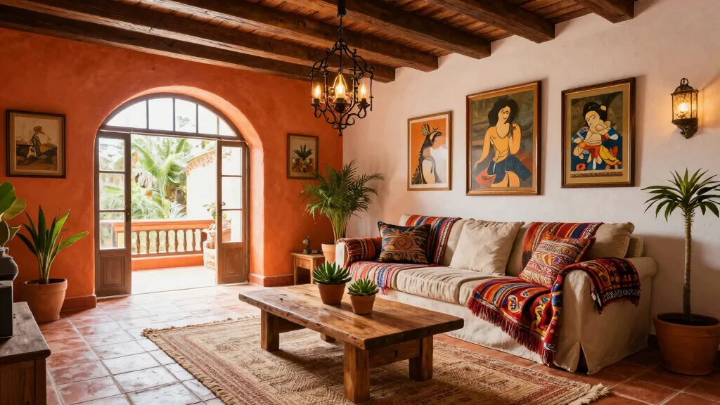 17 Spanish Style Homes Interior Decor Living Room Ideas: Warm and Classic