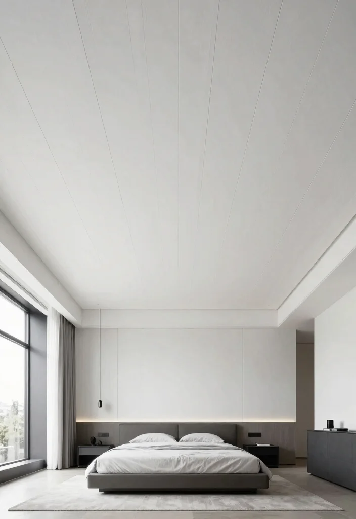 18 Bedroom Gypsum Ceiling Design Ideas for a Modern Finish 11 18 Bedroom Gypsum Ceiling Design Ideas for a Modern Finish - 11. Illusion of Height 1