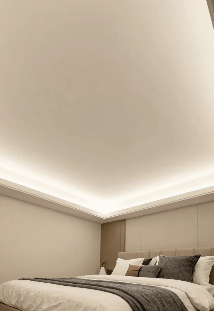 18 Bedroom Gypsum Ceiling Design Ideas for a Modern Finish 16 18 Bedroom Gypsum Ceiling Design Ideas for a Modern Finish - 16. Glossy Finishes 1