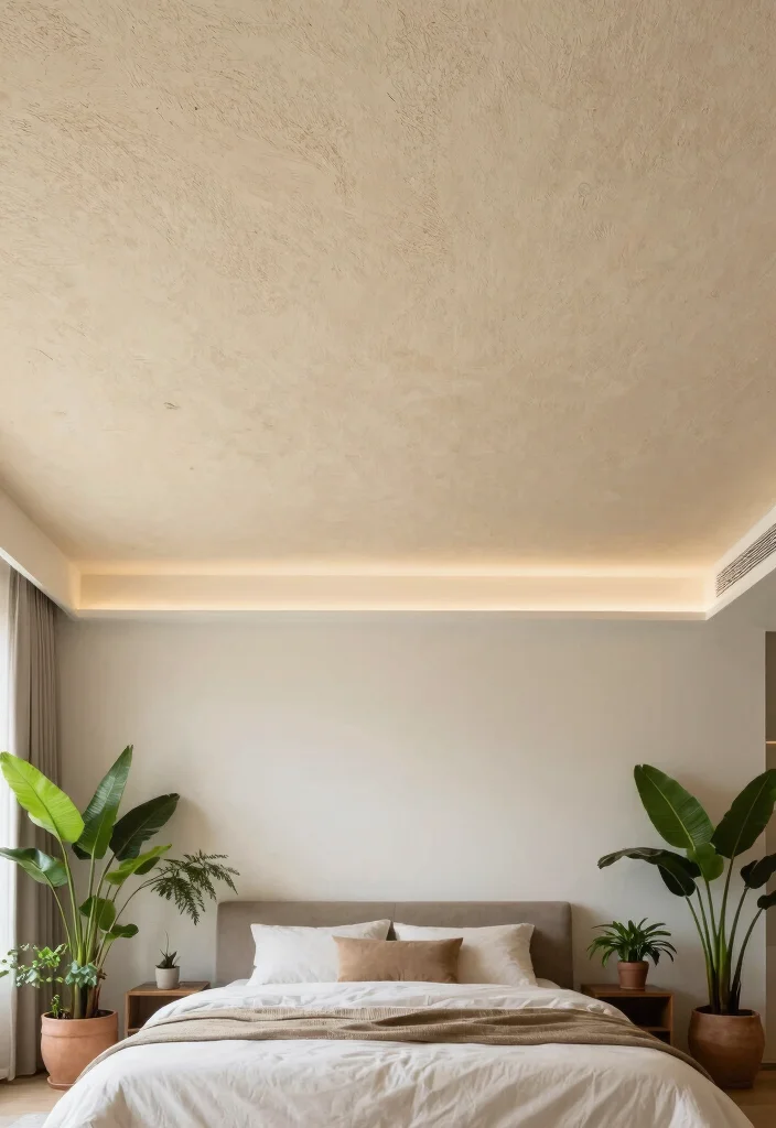 18 Bedroom Gypsum Ceiling Design Ideas for a Modern Finish 18 18 Bedroom Gypsum Ceiling Design Ideas for a Modern Finish - 18. Sustainability in Design 1