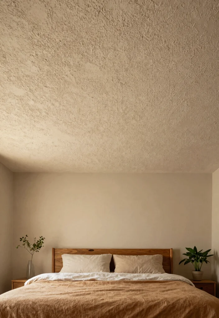 18 Bedroom Gypsum Ceiling Design Ideas for a Modern Finish 4 18 Bedroom Gypsum Ceiling Design Ideas for a Modern Finish - 4. Textured Surfaces 1