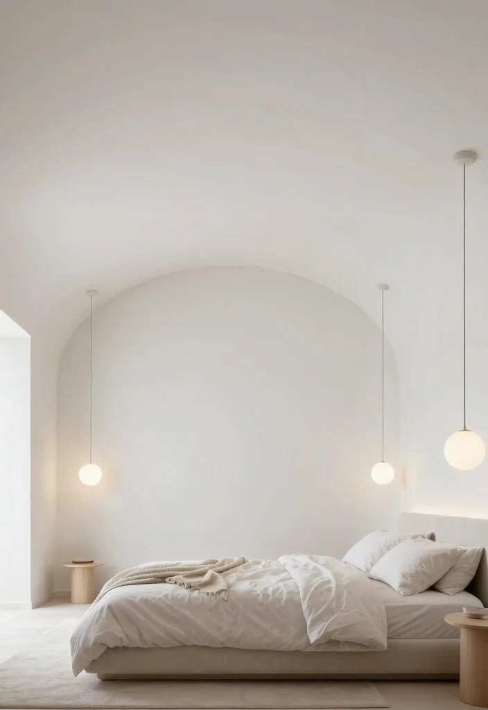 18 Bedroom Gypsum Ceiling Design Ideas for a Modern Finish 5 18 Bedroom Gypsum Ceiling Design Ideas for a Modern Finish - 5. Curved Design Elements 1