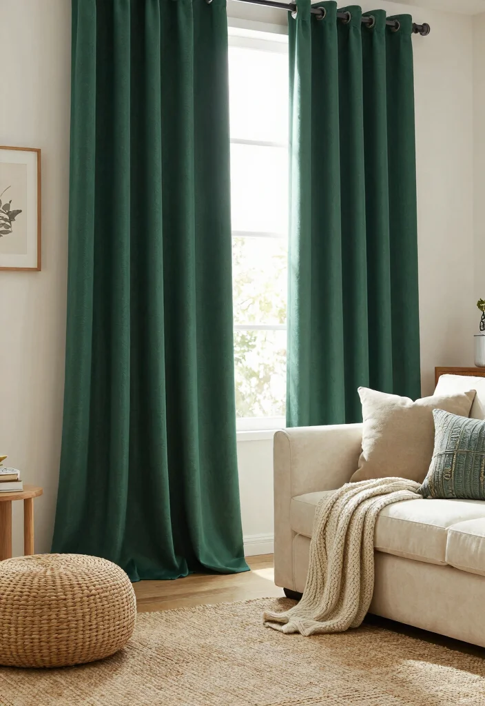 18 Wave Curtains Living Room Ideas for a Modern Flowing Look - 3. Textured Wave Curtains 1