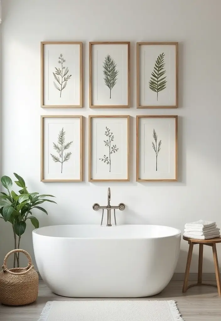 27 Bathroom Pass Ideas That Encourage Hygiene 162 27 Bathroom Pass Ideas That Encourage Hygiene - 24. Nature-Inspired Wall Art Passes 1
