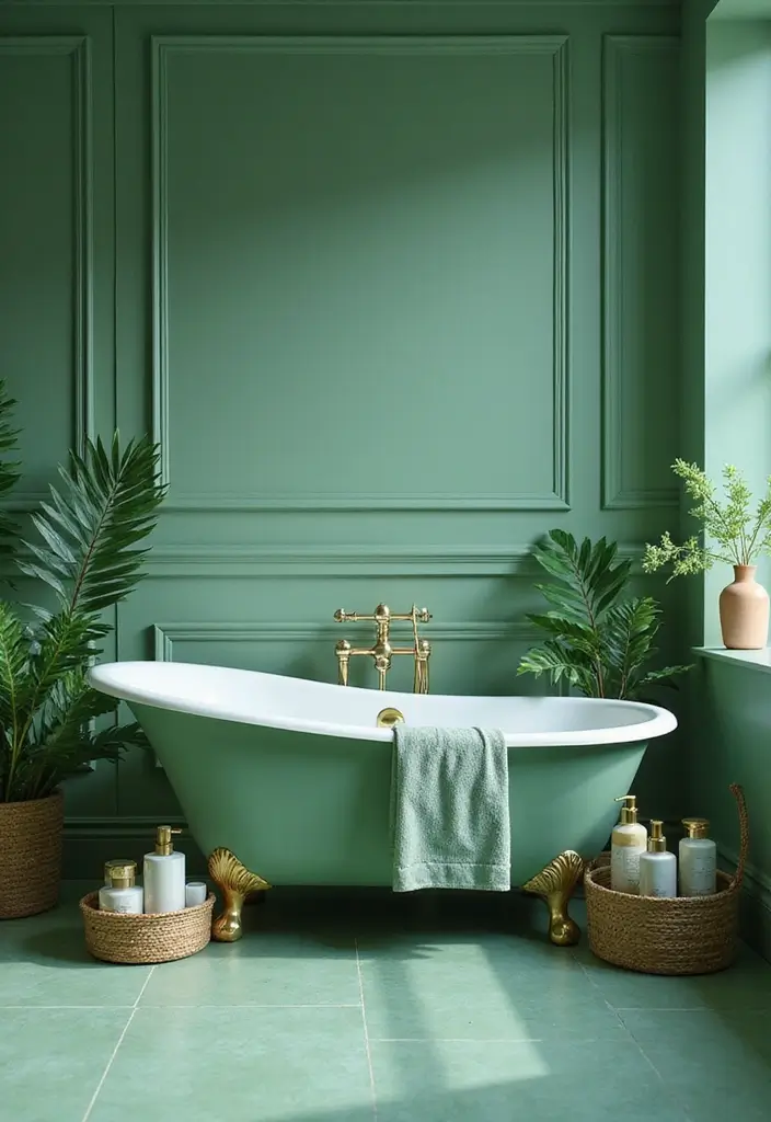 27 Jade Green Bathroom Ideas That Calm The Mind - 24. Eco-Friendly Bath Products 1