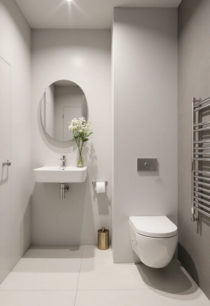 27 Nude Bathroom Ideas That Feel Minimalist - 26. Compact and Efficient Layouts 1