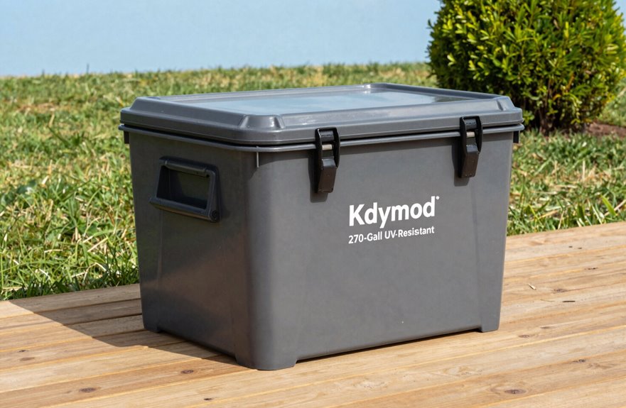 10 Best Outdoor Storage Boxes for 2026 Reviewed 4 270 gallon uv resistant storage box
