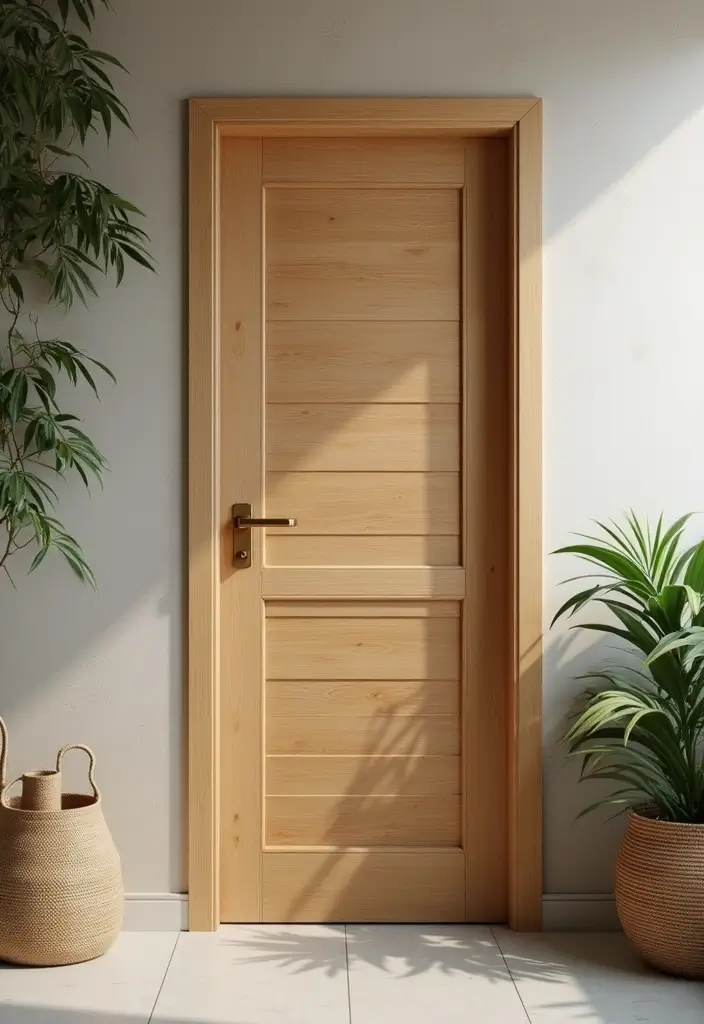 28 Bathroom Door Ideas Indian Style Inspirations - 14. Eco-friendly Materials 1