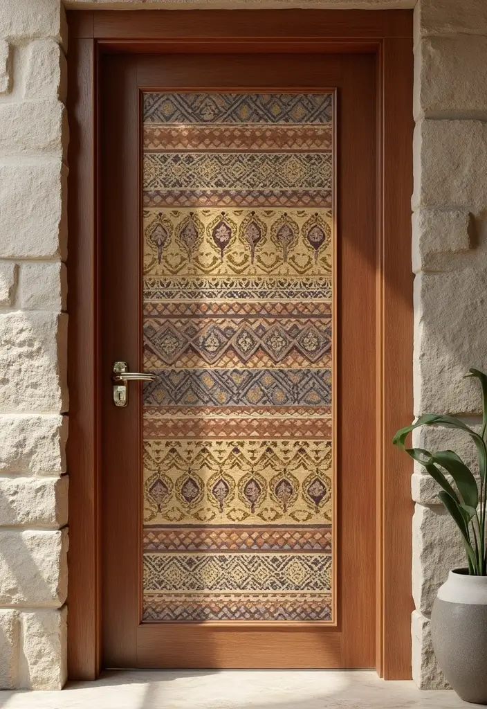 28 Bathroom Door Ideas Indian Style Inspirations - 3. Ethnic Prints 1