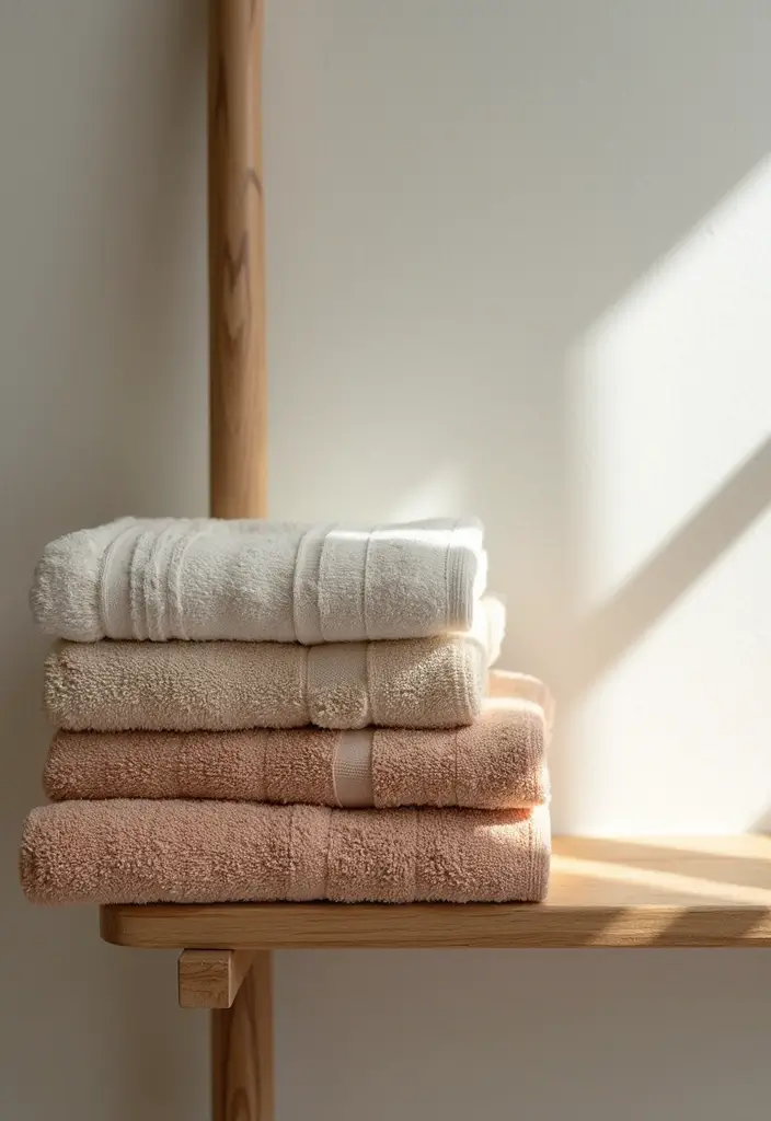 28 Bathroom Hand Towel Ideas That Look Luxurious - 11. Natural Dyes 1
