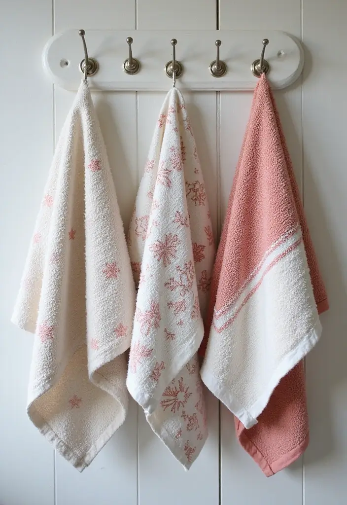 28 Bathroom Hand Towel Ideas That Look Luxurious - 21. Fun Textures 1