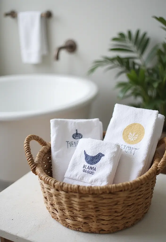 28 Bathroom Hand Towel Ideas That Look Luxurious - 22. Themed Collections 1