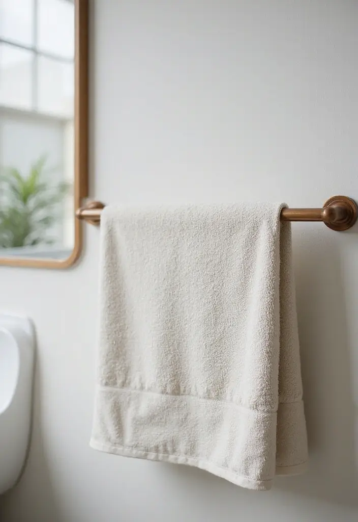 28 Bathroom Hand Towel Ideas That Look Luxurious - 25. Eco-Friendly Fabrics 1