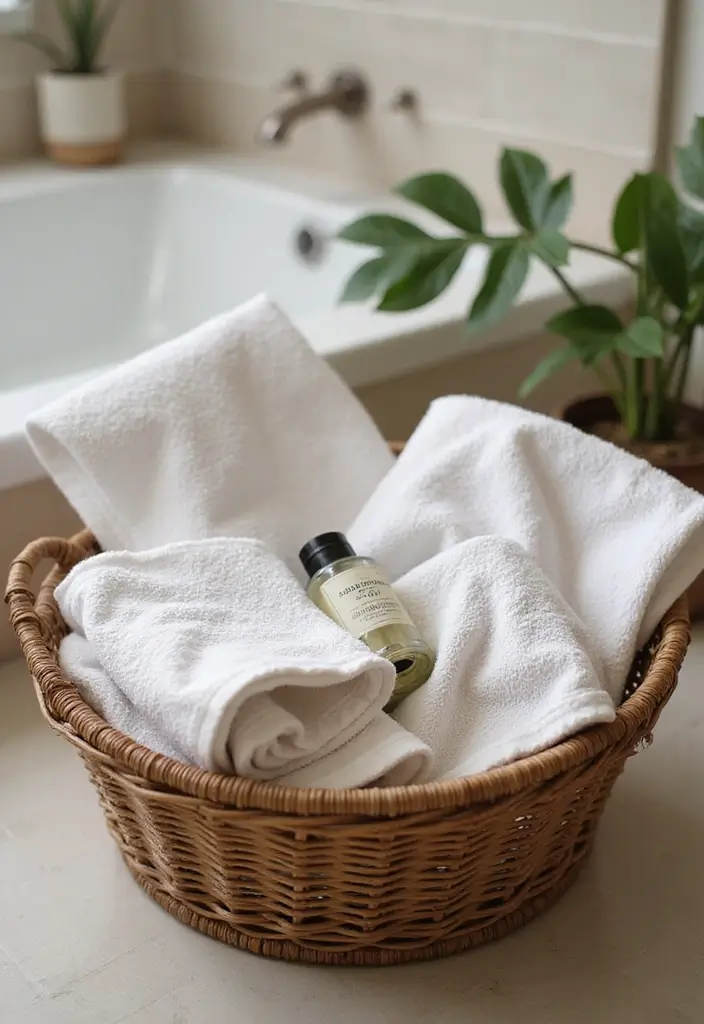 28 Bathroom Hand Towel Ideas That Look Luxurious - 26. Scented Touch 1