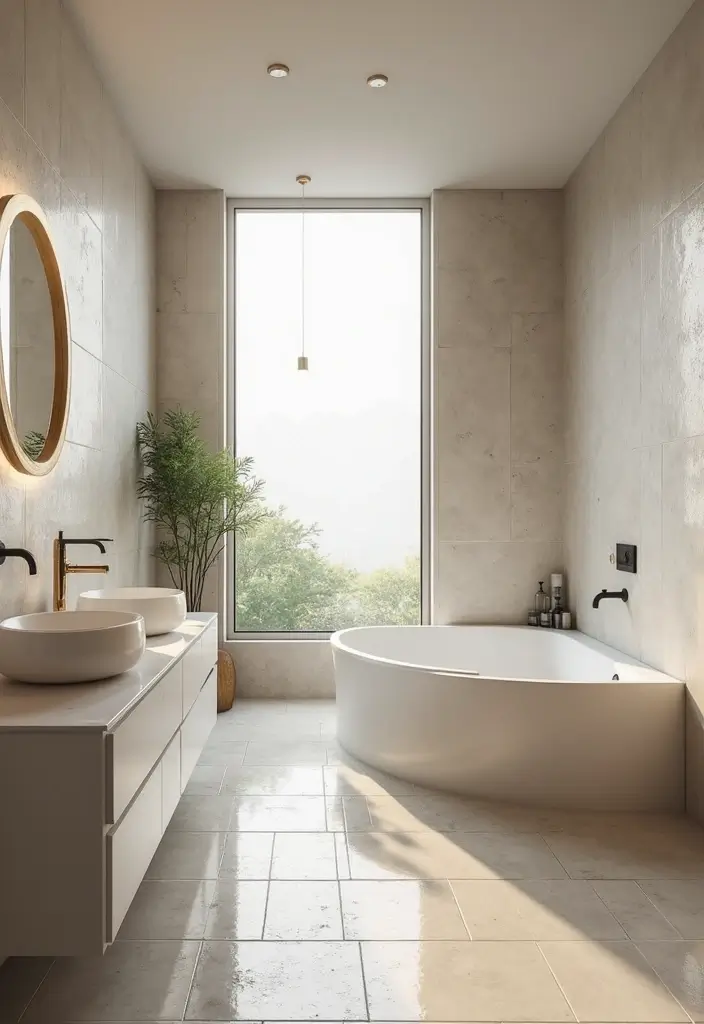 28 Bathroom Tile Ideas Floor Design Trends For 2024 - 16. Neutral Color Palettes 1