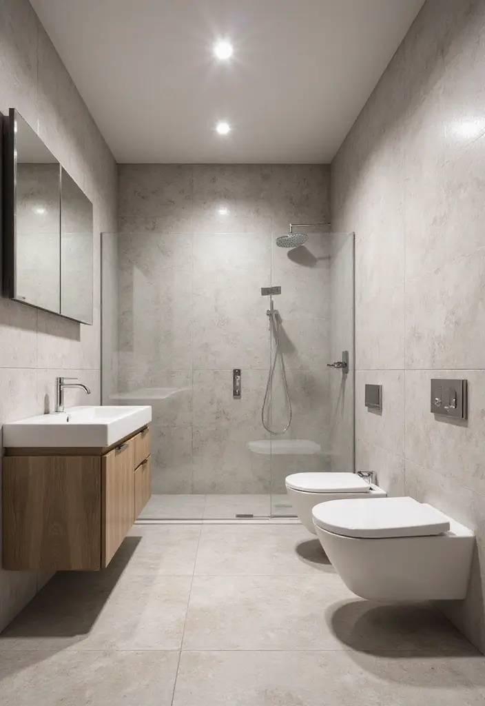 28 Bathroom Tile Ideas Floor Design Trends For 2024 - 6. Eco-Friendly Porcelain Tiles 1