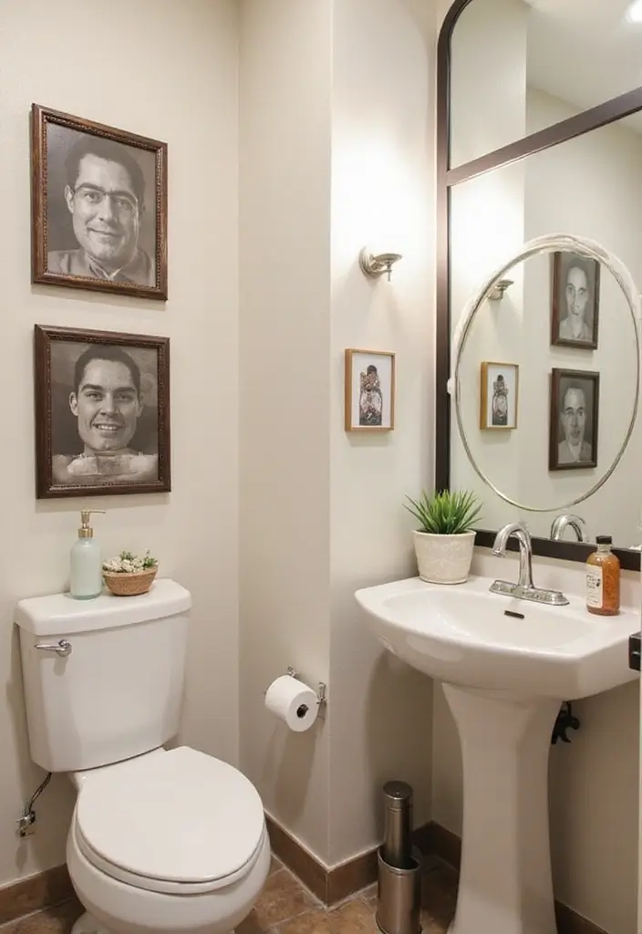 28 Boho Western Bathroom Ideas With Rustic Flair - 28. Personal Touches and Memories 1