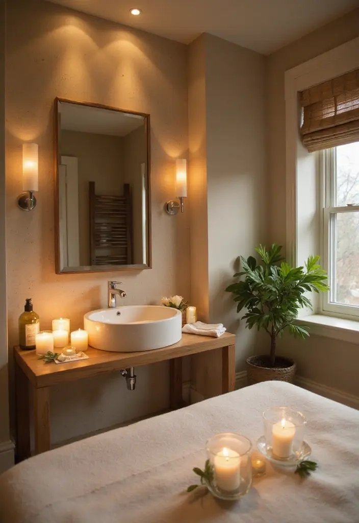 28 Modern Bathroom Ideas That Feel Sleek - 16. Spa-Inspired Details 1