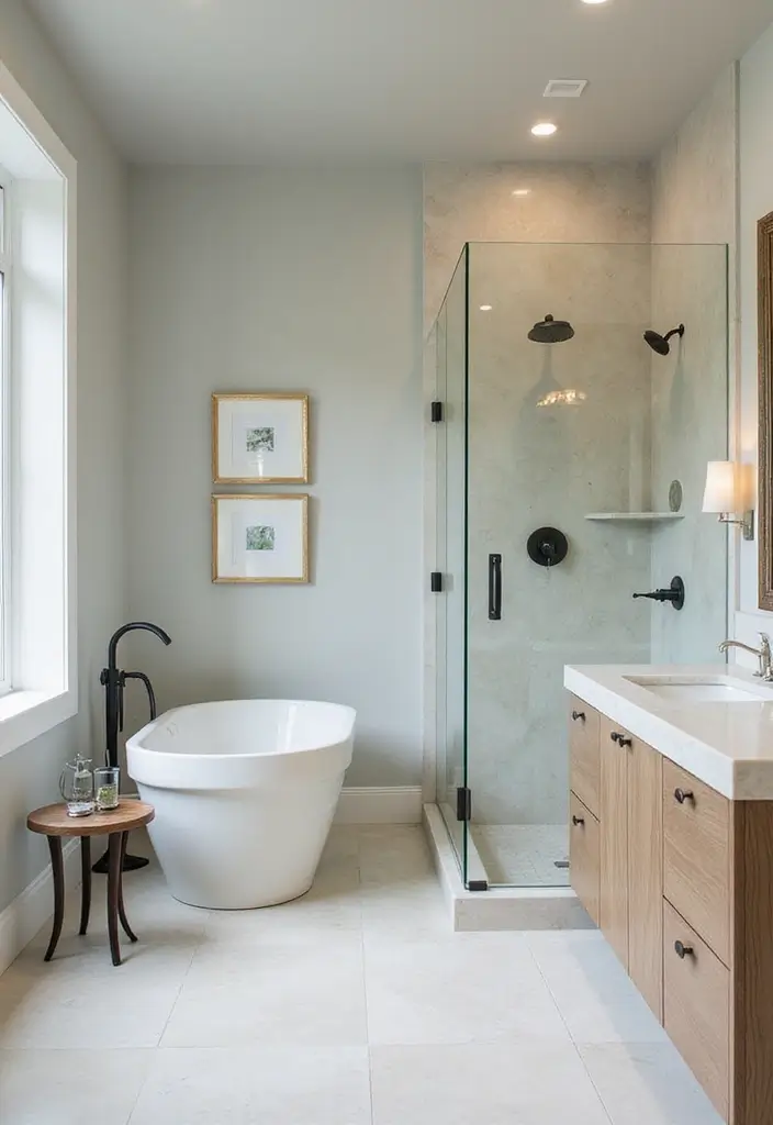 28 Walk In Bathroom Showers That Redefine Luxury - 16. Freestanding Bathtubs 1
