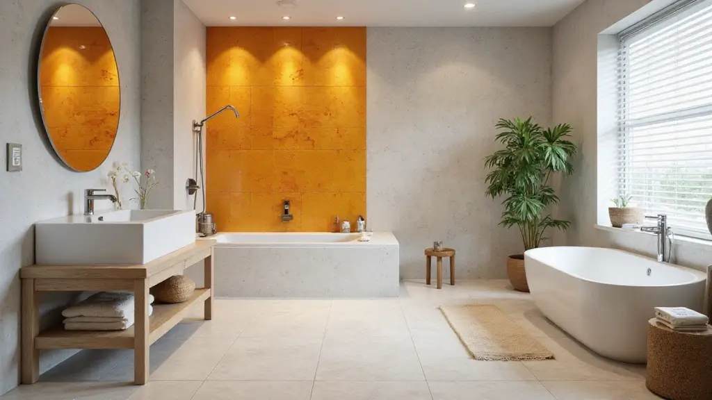 29 Bathroom Highlighter Tiles Ideas For Accent Walls