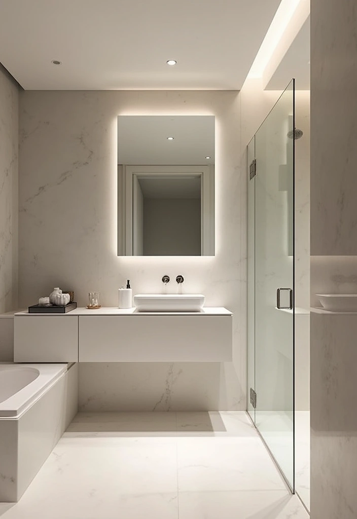 29 Ensuite Bathroom Ideas Master Bedrooms With Luxury Touch - 2. Minimalist Elegance 1