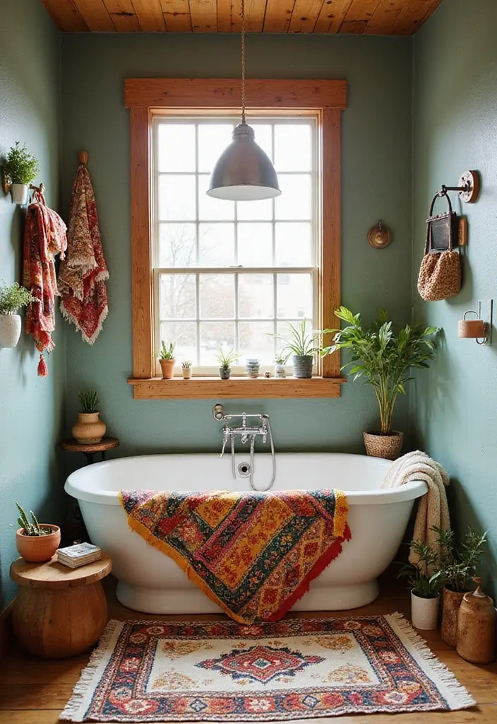 29 Sims 4 CC Bathroom Set Ideas For Builders - 25. Bohemian Bliss 1