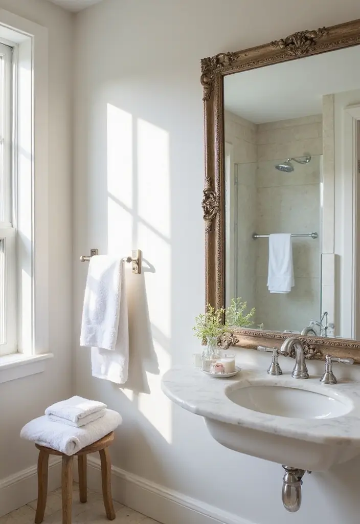 29 Towel Display In Bathroom Ideas That Look Boutique - 22. Towel Display with Mirrors 1