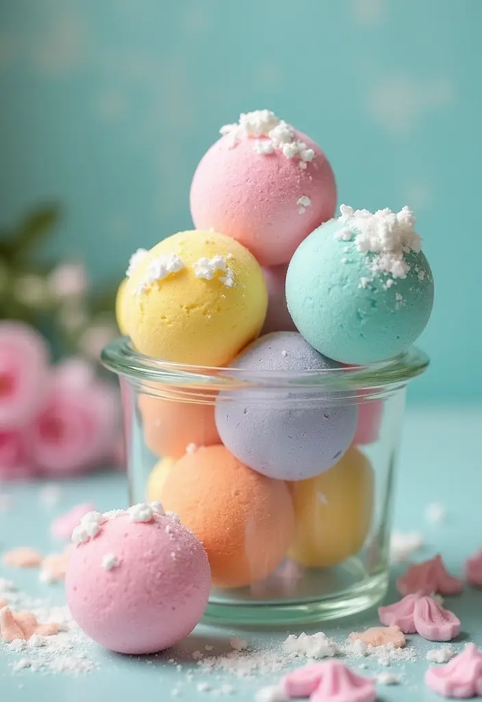 29 Under The Sea Bathroom Ideas For Kids And Adults - 28. Colorful Bath Bombs 1