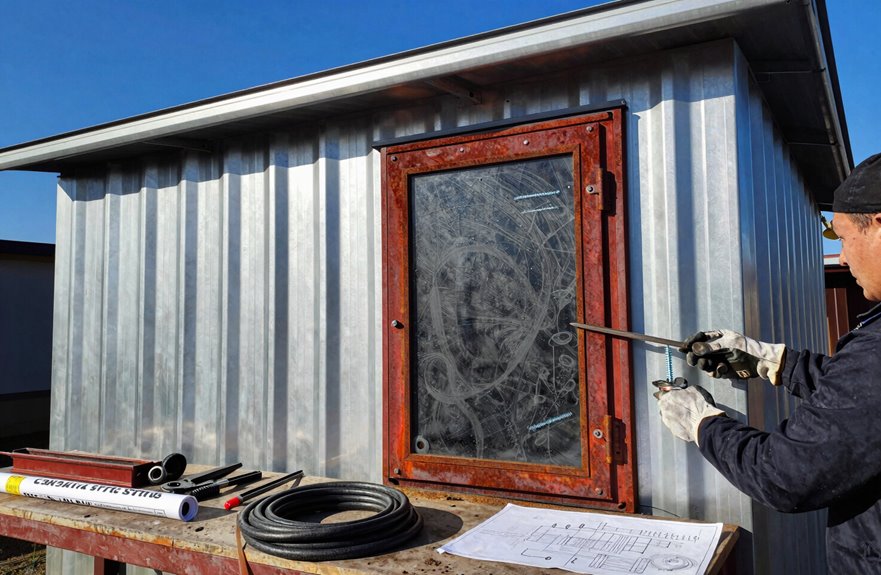 anchor seal and secure shed