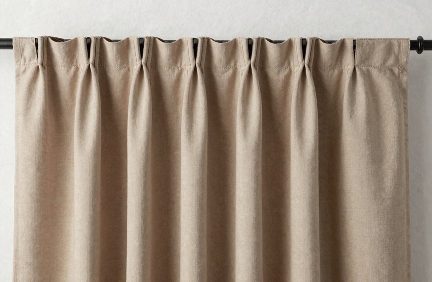 What Are Tab Top Curtains? 4 blackout white cotton unlined options