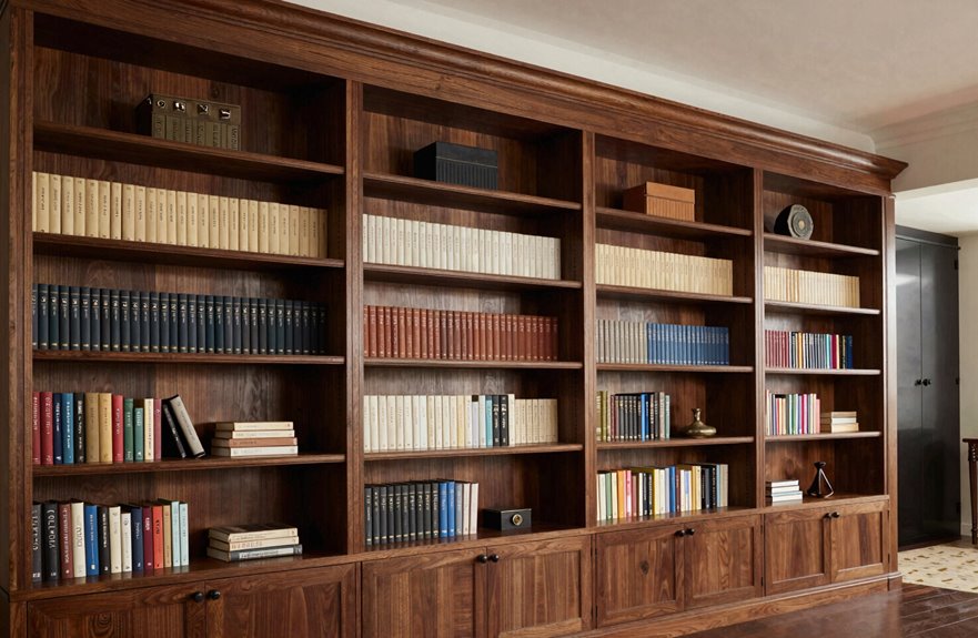 How Much Do Built-In Bookshelves Cost? 2 budget to luxury built ins materials storage extras