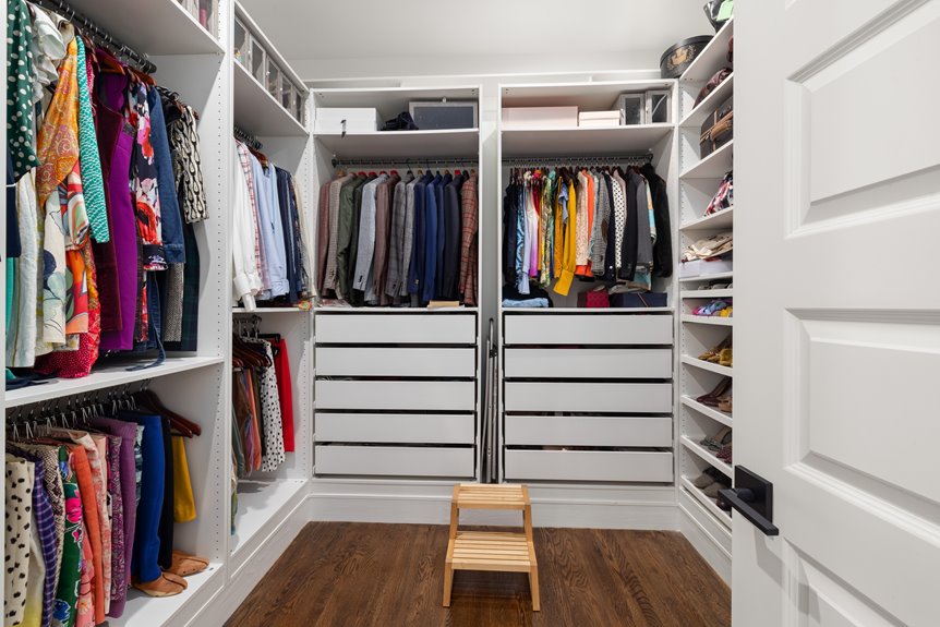 building closet shelves in seven steps