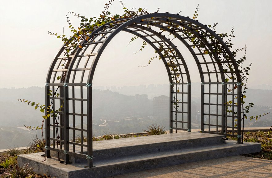 How to Make a Trellis Arch (A Step-by-Step Guide) 1 cattle panel trellis arch installation