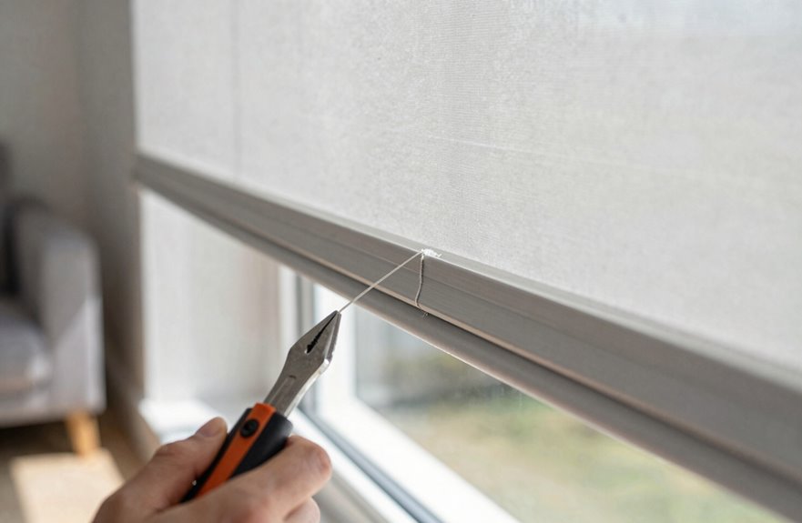 common blinds break due to wear