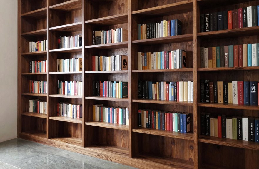 How Much Do Built-In Bookshelves Cost? 3 cost per linear foot pricing range