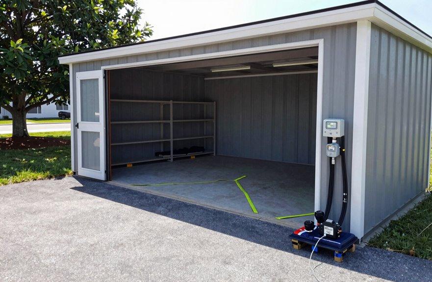 7 Steps to Move a Large Storage Shed Without Damage 3 disconnect utilities secure interior