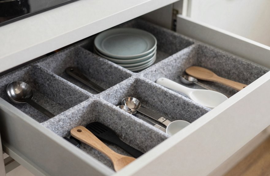 5 Kitchen Drawer Organization Tips That Actually Work 4 front focused kitchen drawer organization system