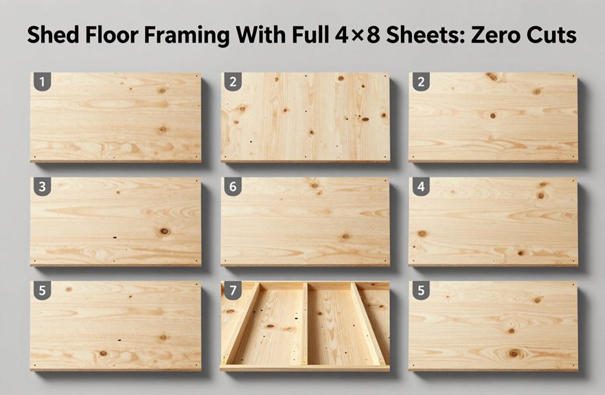 full 4x8 osb floor framing
