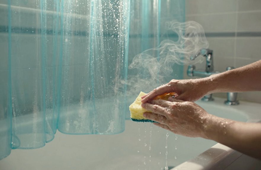handwash curtain when needed