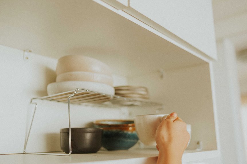 kitchen cabinet organization tips