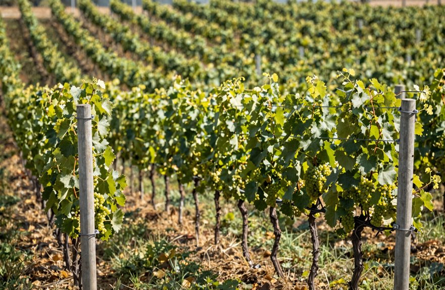 line posts every twenty feet prevent trellis sag