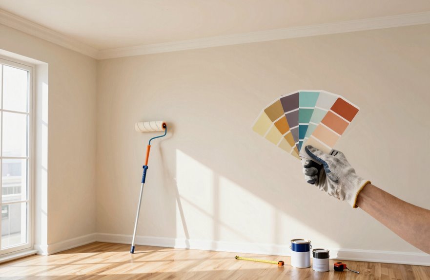 living room size drives paint costs