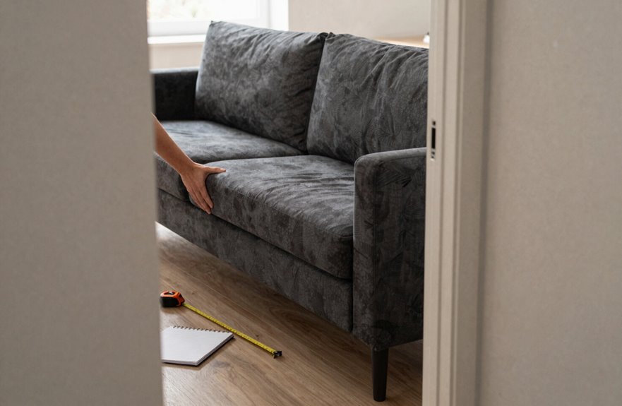 measure couch doorway clearance two person