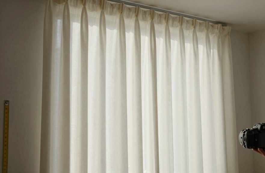 What Are Tab Top Curtains? 5 measure rod width double for fullness