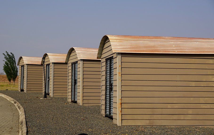 metal shed construction in five steps