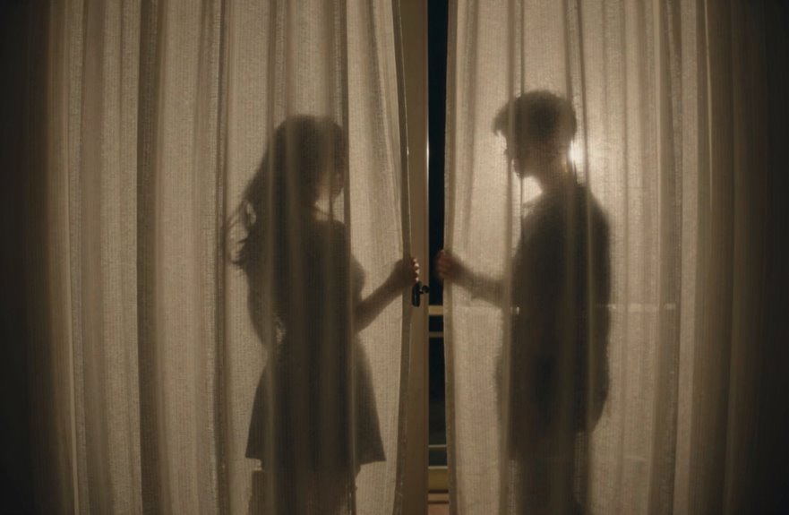 What You See Through Sheer Curtains at Night 3 outsiders perceive silhouettes and movement