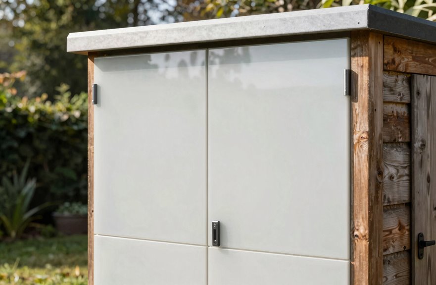 What Is a Resin Shed? 2 resin wood metal comparison