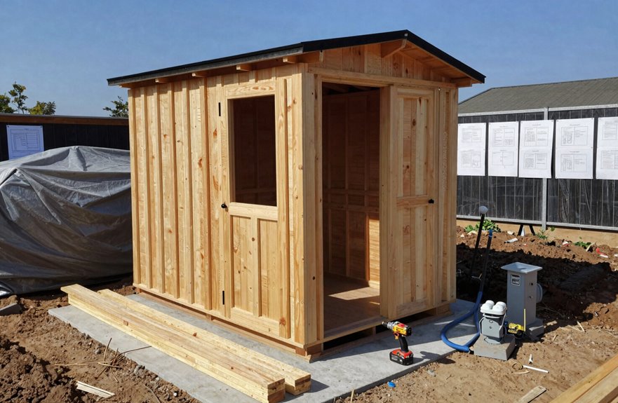 shed permits size exemptions vary