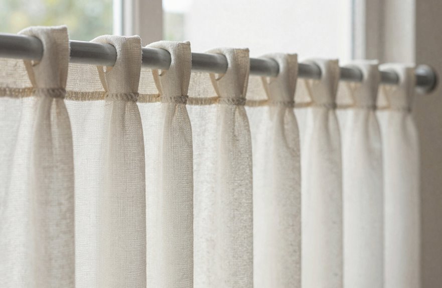 What Are Tab Top Curtains? 2 tab tops install smoothly versatile
